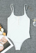 Load image into Gallery viewer, Ribbed Adjustable Strap Bodysuit