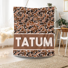 Load image into Gallery viewer, Personalized Camo Blankets