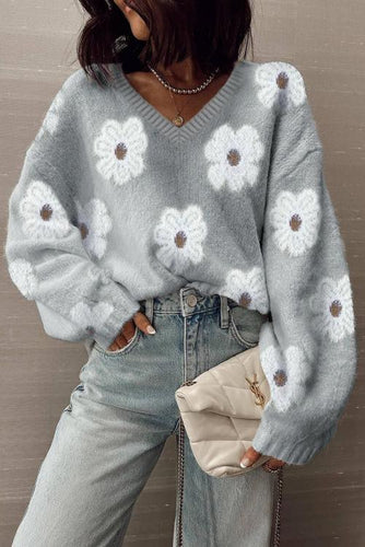 Fall Daisy Sweater