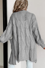 Load image into Gallery viewer, Kaela Eyelet Cable Cardigan