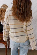 Load image into Gallery viewer, Fall Knit Stripe Sweater
