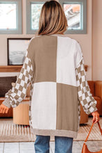 Load image into Gallery viewer, Open Front Check Cardigan