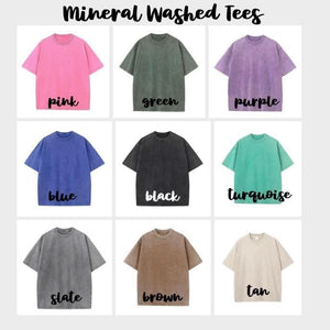 Mineral Wash oversized Tee