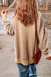 Oversized Split Pullover