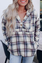Load image into Gallery viewer, Anna Plaid Hooded Pullover