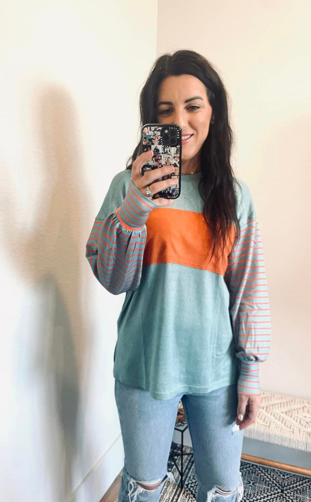 Rachel Stripe Top