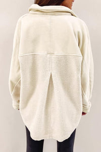 Raw Hem Shacket
