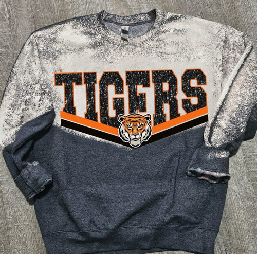 Custom Splat Sweatshirts- TIGERS- PAW