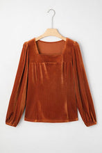 Load image into Gallery viewer, Velvet Square Neck Top