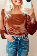 Load image into Gallery viewer, Velvet Square Neck Top