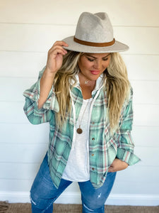 Vivian Plaid Hoodie