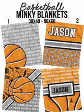 Load image into Gallery viewer, Custom Sport Minky Blankets