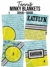 Load image into Gallery viewer, Custom Sport Minky Blankets