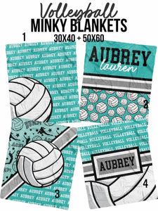 Custom Sport Minky Blankets