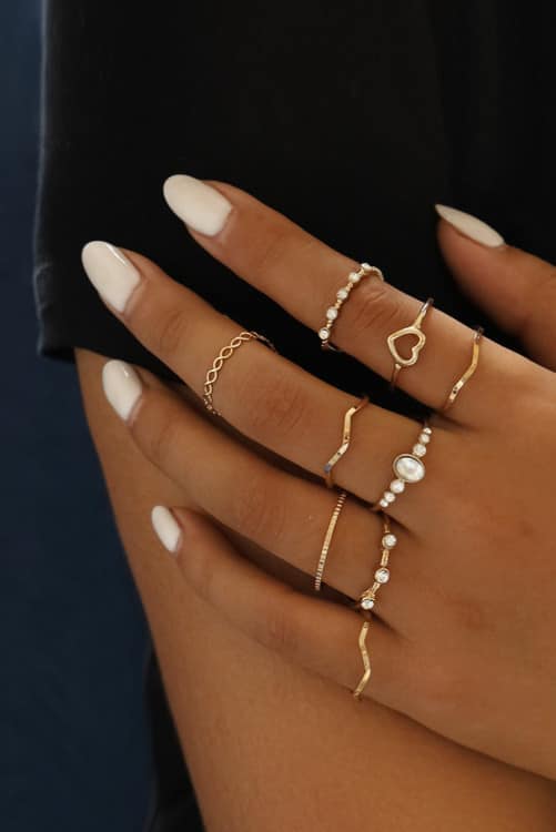 9 piece ring sets