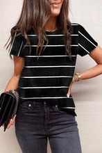 Load image into Gallery viewer, Basic Stripe Print Tee