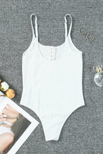 Load image into Gallery viewer, Ribbed Adjustable Strap Bodysuit